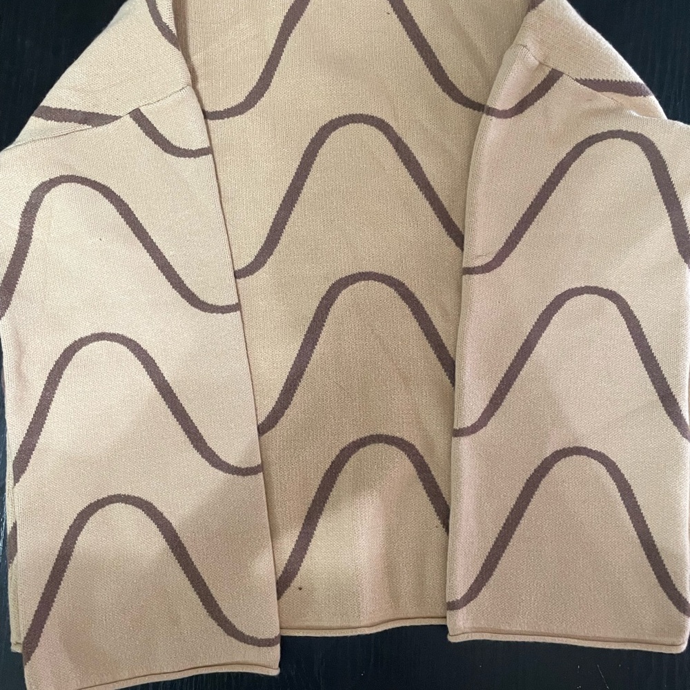 Forever 21 Tan and Brown Patterned Jacket